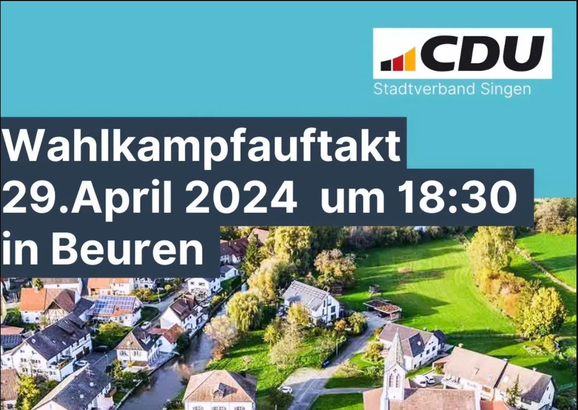 CDU Singen gibt den Startschuss für den Wahlkampf zur Gemeinderatswahl 2024